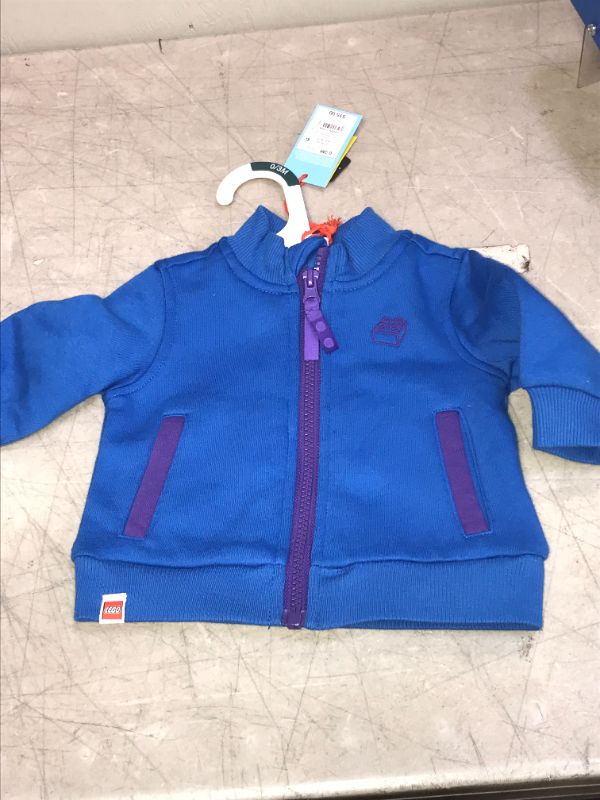 Photo 2 of Baby Brick Embroidered Track Zip-Up Sweatshirt - LEGO Collection x Target Blue 0