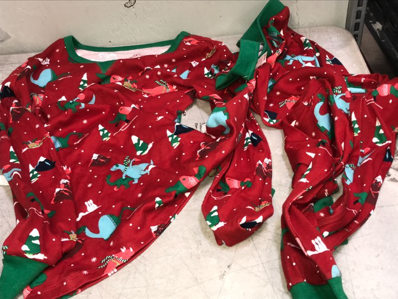 Photo 2 of Men's Holiday Dino Print Pajama Set - Wondershop™ Red XSMALL

