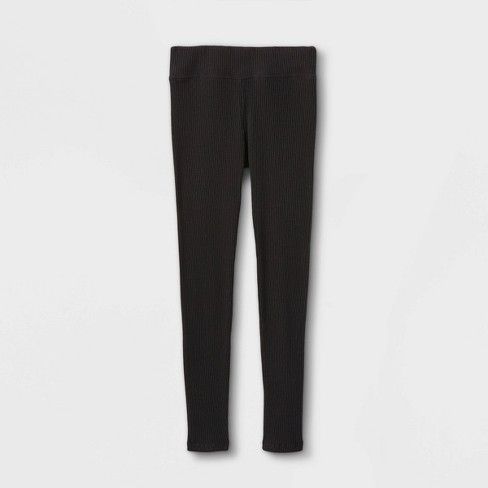 Photo 1 of Girls' Ribbed Leggings - art class Black XL