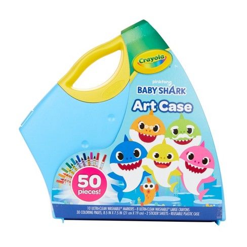 Photo 1 of Crayola 50pc Art Case - Baby Shark
