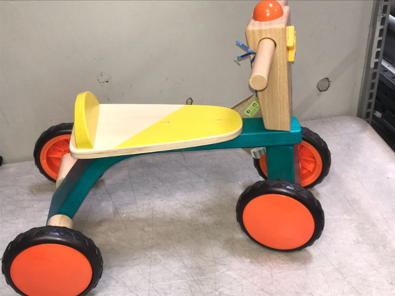 Photo 2 of B. toys Wooden Toddler Bike Smooth Rider