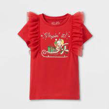 Photo 1 of Girls' JoJo Siwa Short Sleeve T-Shirt - Red xl
