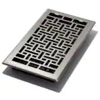 Photo 1 of 6 in. x 12 in. Oriental Nickel Floor Register
