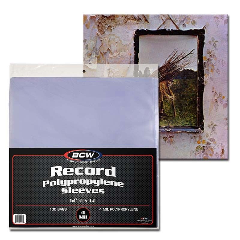 Photo 1 of 33 RPM Record Sleeves - 4 MIL
