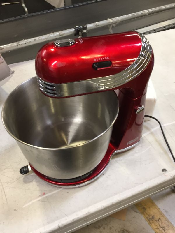 Photo 3 of Dash Go DCSM250 Stand Mixer - 2.5 qt - Red