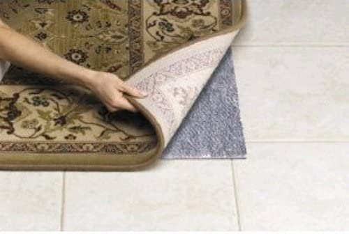 Photo 1 of 2' X 8' Ultra Plush Non-Slip Rug Pad for Hard Surfaces and Carpet