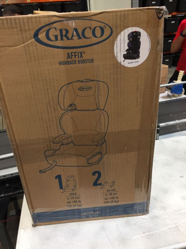 Photo 3 of Graco Affix Highback Booster Seat with Latch System, Grapeade