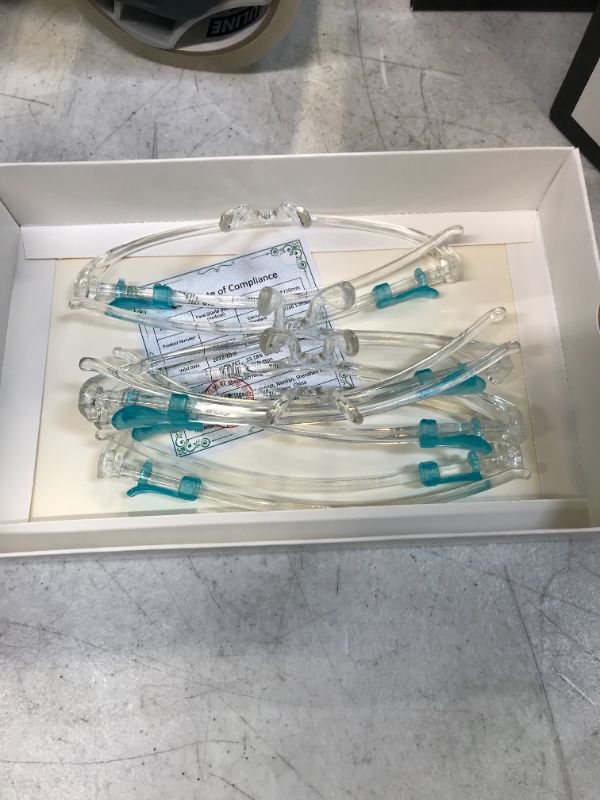 Photo 1 of Face Shields with Replaceable Shields and Reusable Shield Holders 8 Shields with 4 Frames 16 pack
