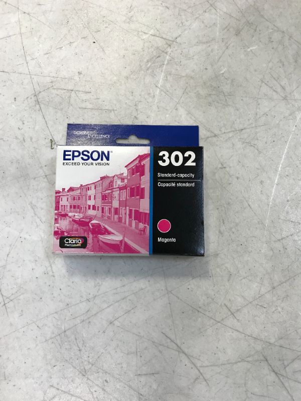 Photo 1 of EPSON T302 Claria Premium Ink Standard Capacity Magenta Cartridge (T302320-S) for Select Epson Expression Premium Printers