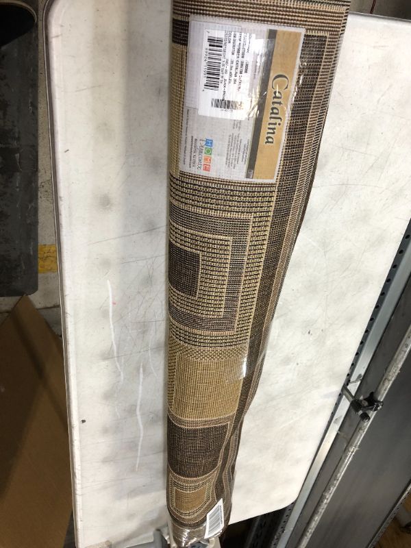 Photo 1 of Catalina Black & Brown Area Rug - Rug Size: 3'3" x 5'2"