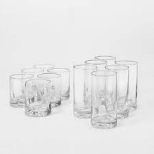 Photo 1 of 12pc Glass Alpha Assorted Tumbler Set - Project 62™
