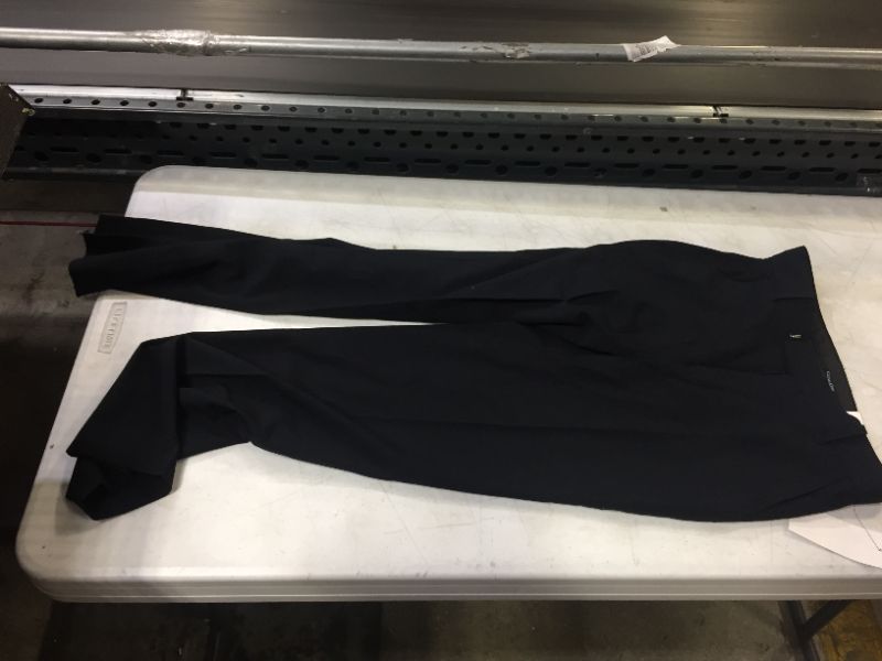 Photo 2 of Calvin Klein Boys' Flat-Front Bi-Stretch Dress Pant, Straight Leg Fit & Hemmed Bottom, Belt Loops & Functional Front Pockets Size 14
