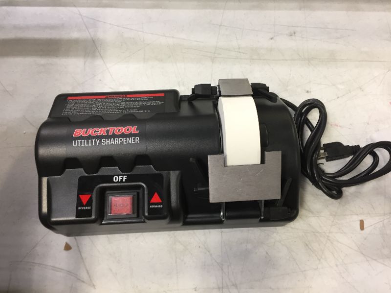 Photo 1 of BUCKTOOL 0.7A Low Speed First-class WA Grinding Wheel Wet/Dry Utility Sharpener, SCM4500 New Model
