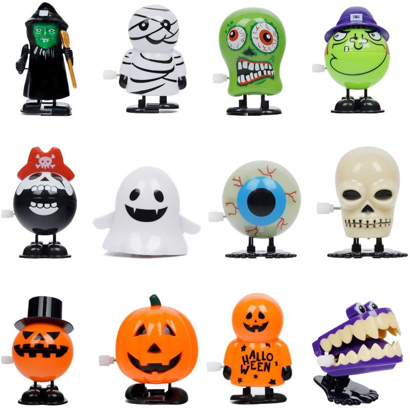 Photo 1 of Babigo Halloween Clockwork Toy 12 Pcs, Wind Up Toys, Goody Bag Filler, Supply for Kids Party Favors
