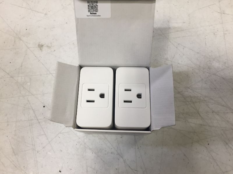 Photo 2 of Smart Plug WiFi Outlet Work with Apple HomeKit, Siri, Alexa, Google Home, Refoss Smart Socket with Timer Function, Remote Control, No Hub Required, 15A, 2 Pack
