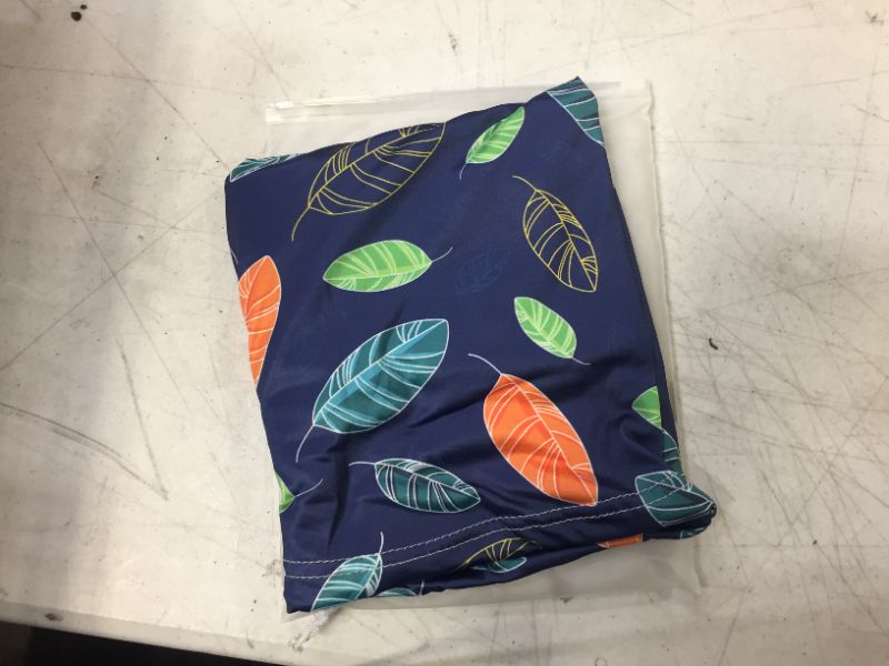 Photo 1 of Baby car seat Canopy by Seedlings Haven (Blue-Orange Leaves)