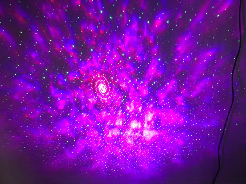 Photo 1 of Galaxy Star Night Light Projector, 3 in 1 Starry Projector with Bluetooth Speaker&Remote Control for Bedroom Ceiling, Skylight Projector with Timer Kids Adults Gift, Sync to Music, Nebular Ocean Wave
