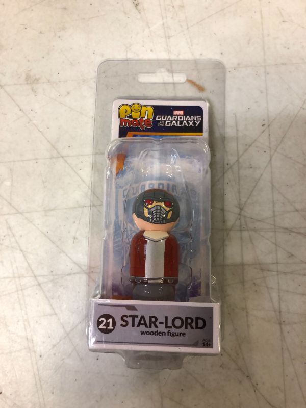 Photo 2 of Guardians of the Galaxy Pin Mate Wooden Fig Wave 1 21 Star-Lord 05253
