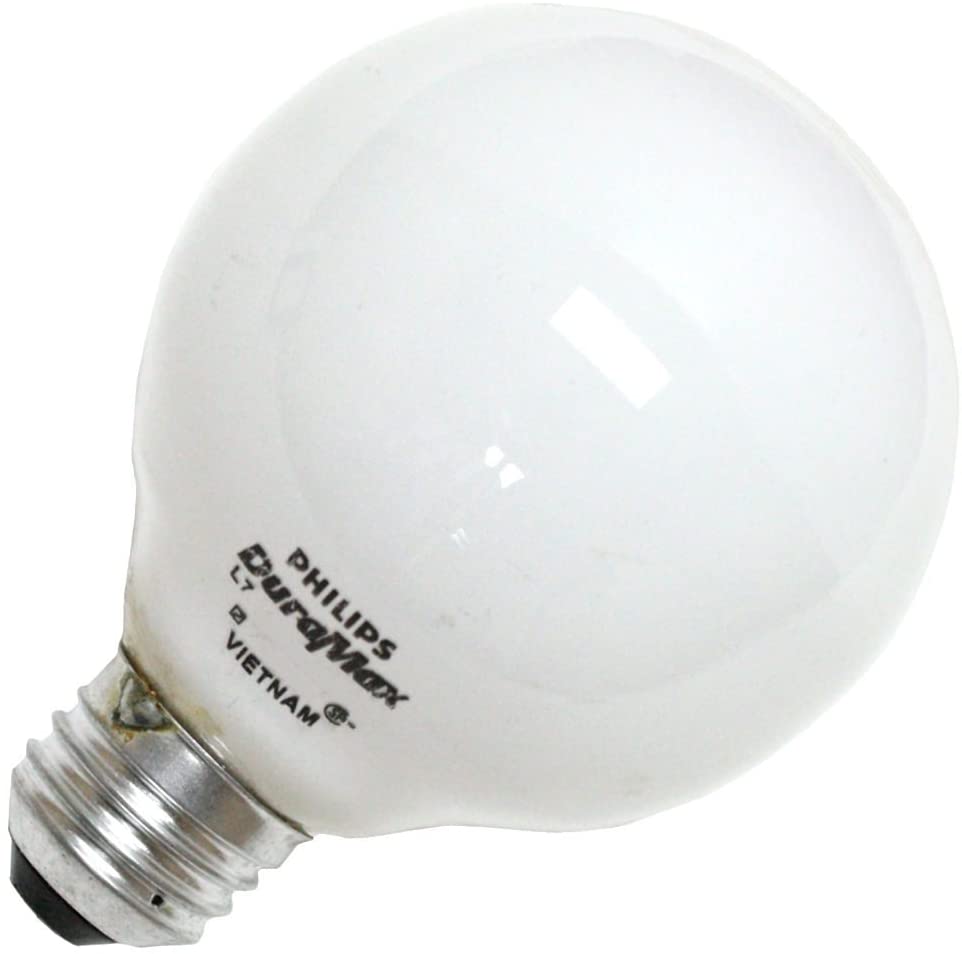 Photo 1 of 3 pack Philips 25W 120V G25 White Globe Bulb, E26 Base
