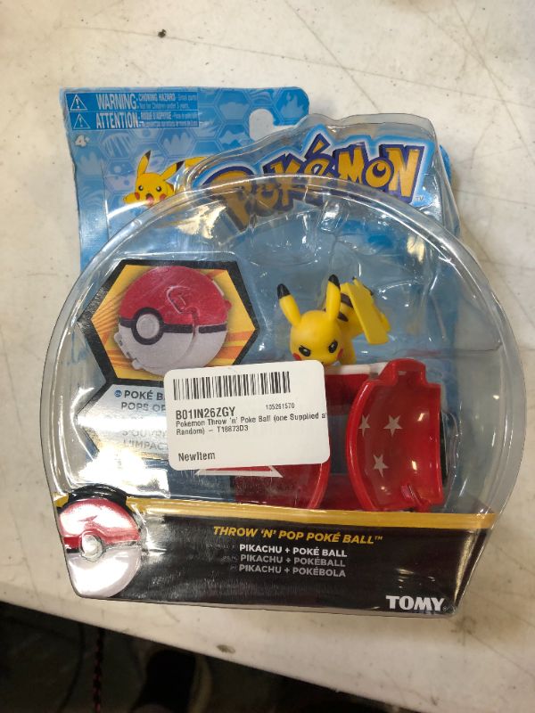 Photo 2 of Pokemon Throw 'N' Pop Poke Ball 2 inch Action Figure - Rockruffand Ultra Ball
pikachu 