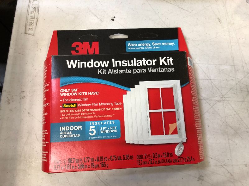 Photo 2 of 3m Indoor Window Insulator Kit - 5 pack