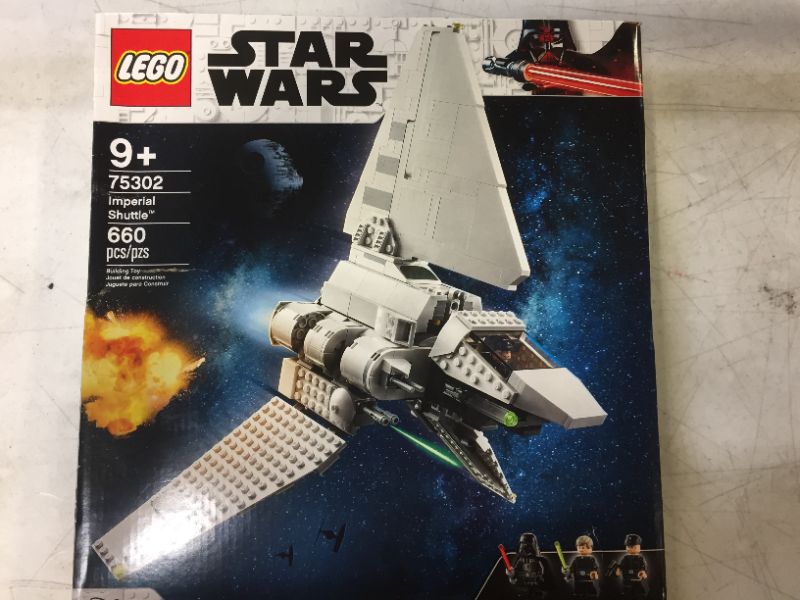 Photo 2 of LEGO Star Wars Imperial Shuttle 75302 Building Kit; Awesome Building Toy for Kids Featuring Luke Skywalker and Darth Vader; Great Gift Idea for Star Wars Fans Aged 9 and Up, New 2021 (660 Pieces) FACTORY SEALED