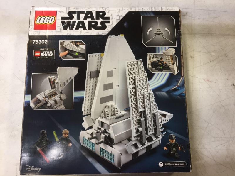 Photo 3 of LEGO Star Wars Imperial Shuttle 75302 Building Kit; Awesome Building Toy for Kids Featuring Luke Skywalker and Darth Vader; Great Gift Idea for Star Wars Fans Aged 9 and Up, New 2021 (660 Pieces) FACTORY SEALED