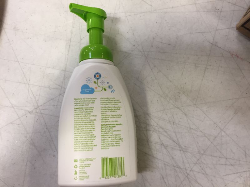 Photo 1 of Babyganics Foaming Shampoo and Body Wash, Fragrance Free, 16 Ounce
