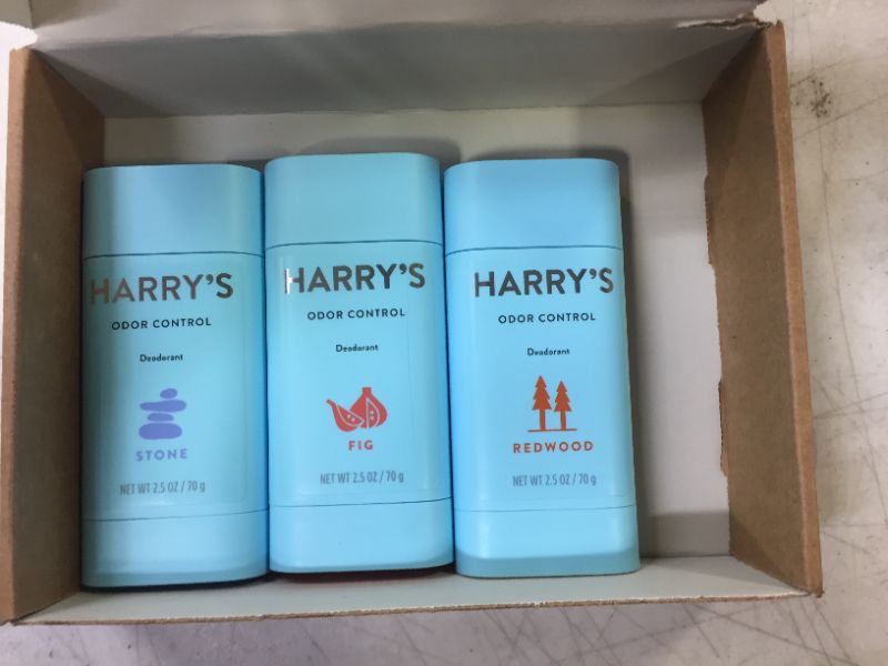 HARRY'S ODOR CONTROL DEODORANT STONE,FIG, AND REDWOOD SCENTS for sale