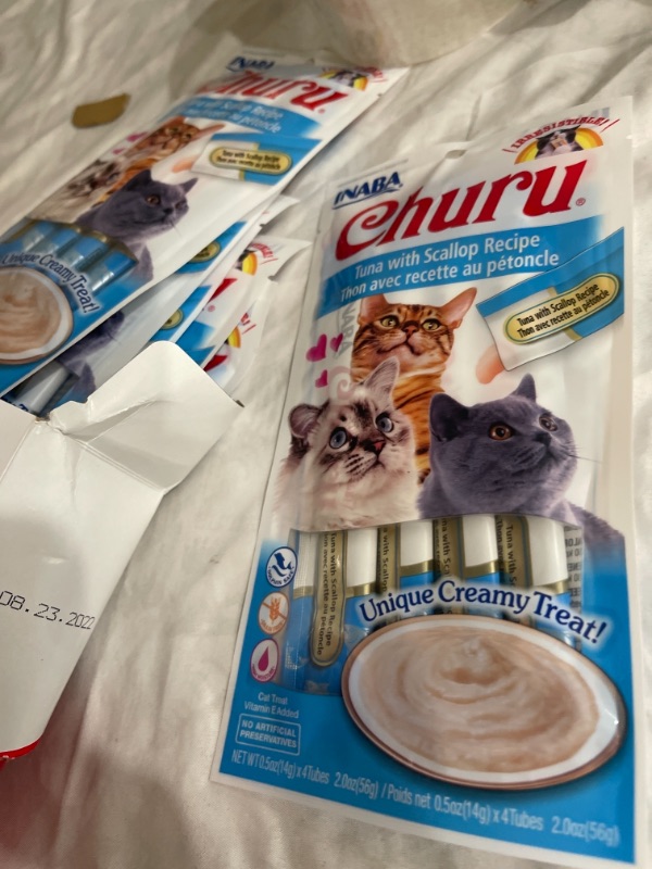 Photo 1 of CAT FOOD 6 PACK 4 TUBES EACH PACK 