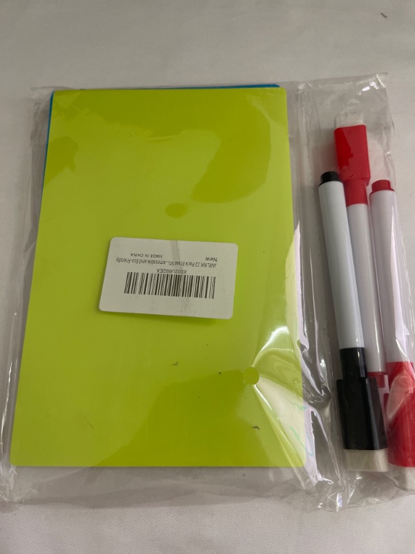 Photo 1 of MAGNETIC 12 PACK ERASEABLE STICKY NOTES 