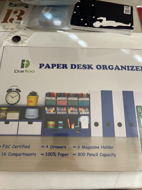 Photo 1 of PAPER DESK ORGANIZER 