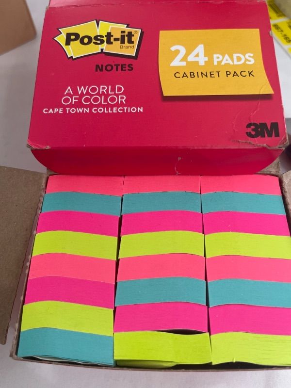 Photo 1 of POST IT NOTES 24 PADS CABINET PACK 