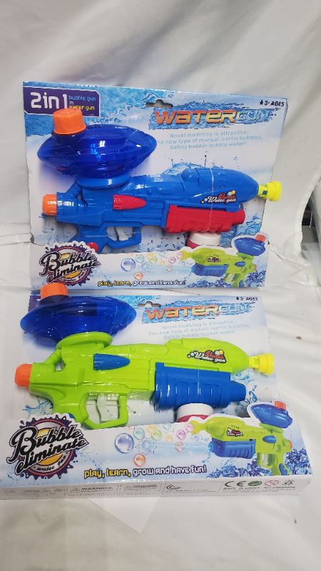 Photo 1 of 2PK BUBBLE GUN 