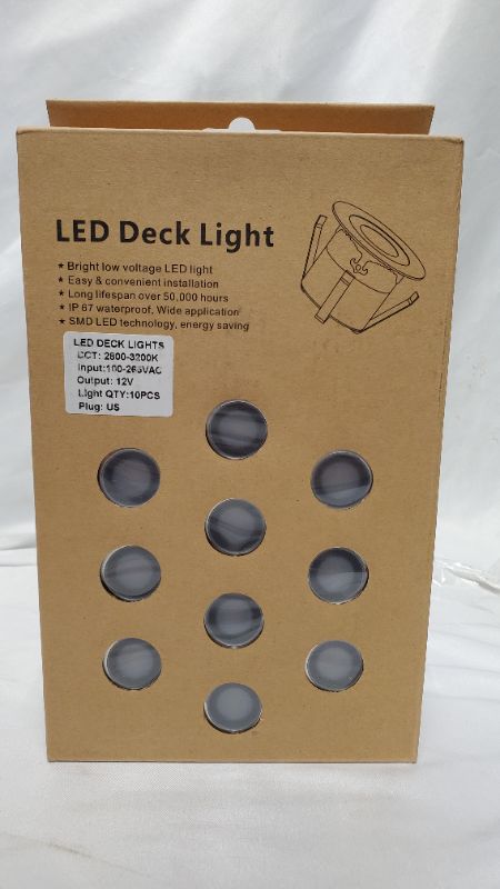 Photo 1 of LED DECK LIGHT 10PK