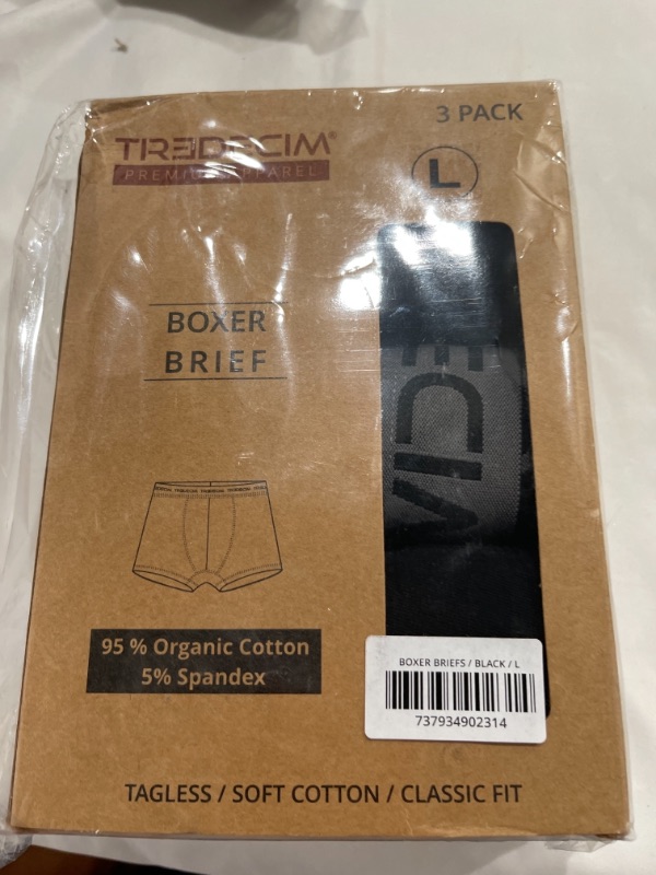 Photo 1 of BOXERS 3 PACK LARGE 