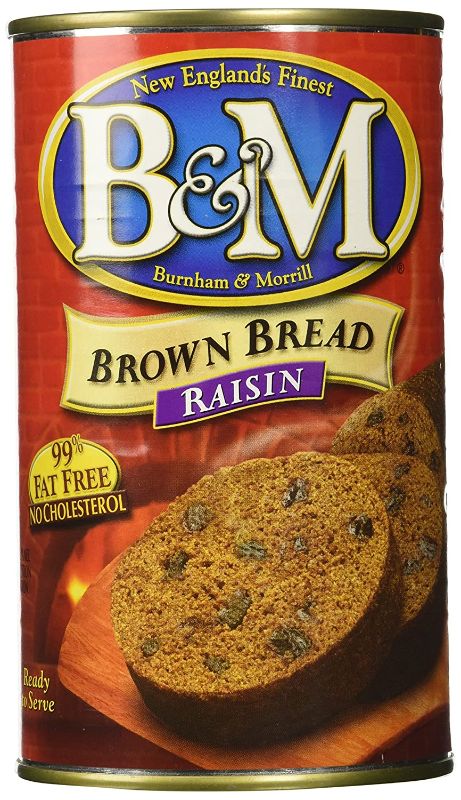 Photo 1 of B&M Brown Bread, Raisins, 16 Ounce
