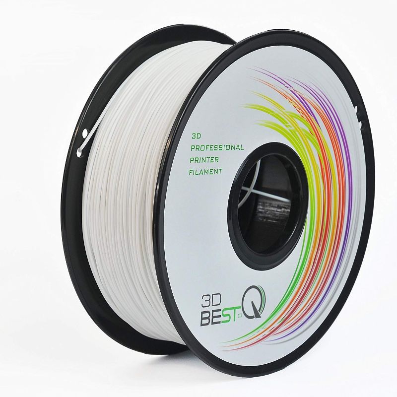 Photo 1 of 
3D BEST-Q PLA 1.75mm White 3D Printer Filament, Dimensional Accuracy +/- 0.03 mm, 1KG Spool, White