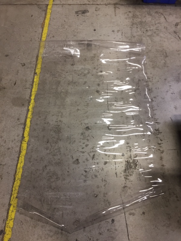 Photo 1 of Generic 70" x 40" Clear Plastic Floor Mat