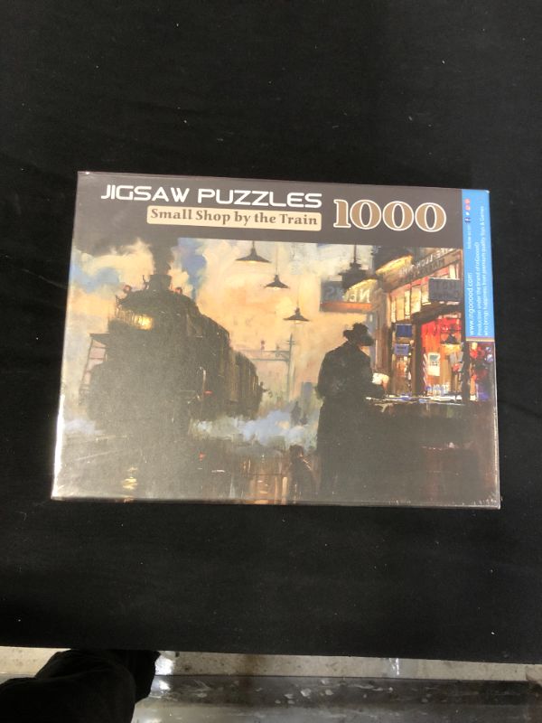 Photo 1 of 1000 Piece Shop by the Train Jigsaw Puzzle