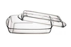 Photo 1 of BORCAM GLASS RECTANGULAR CASSEROLE WITH LID
