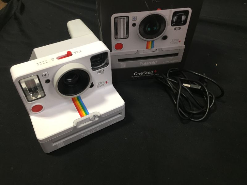 Photo 3 of Polaroid OneStep+ White (9015) Bluetooth Connected Instant Film Camera
