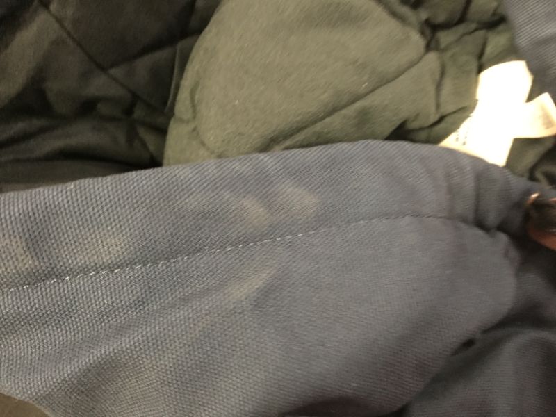 Photo 1 of heavy duty jacket hoodie color blue size large 