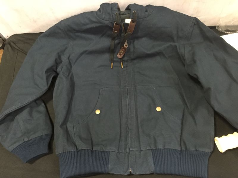 Photo 1 of heavy duty jacket color blue size medium 