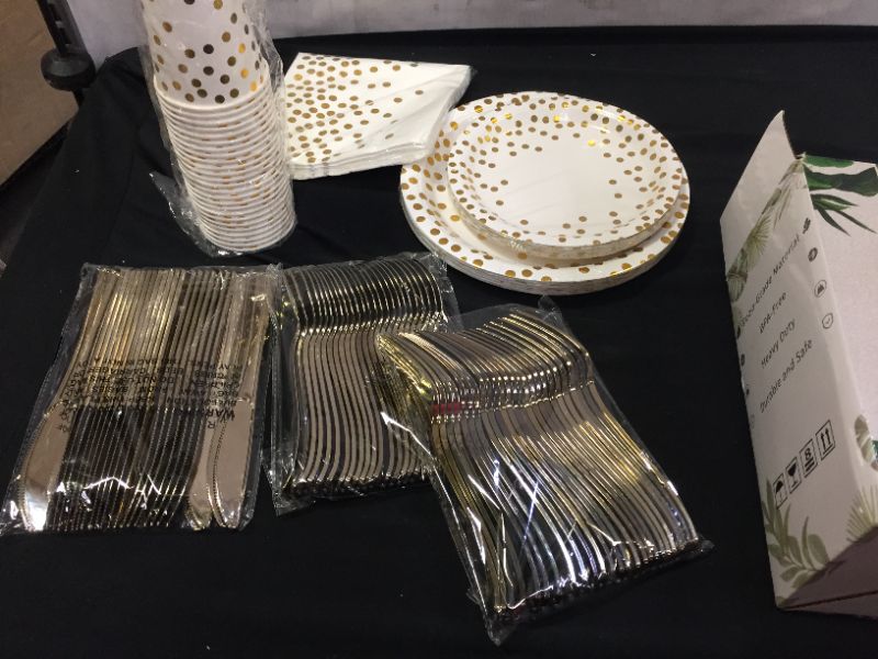 Photo 2 of entertaining plastic silverware with plates for party events  