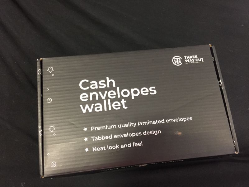 Photo 1 of cash envelopes wallet color black 