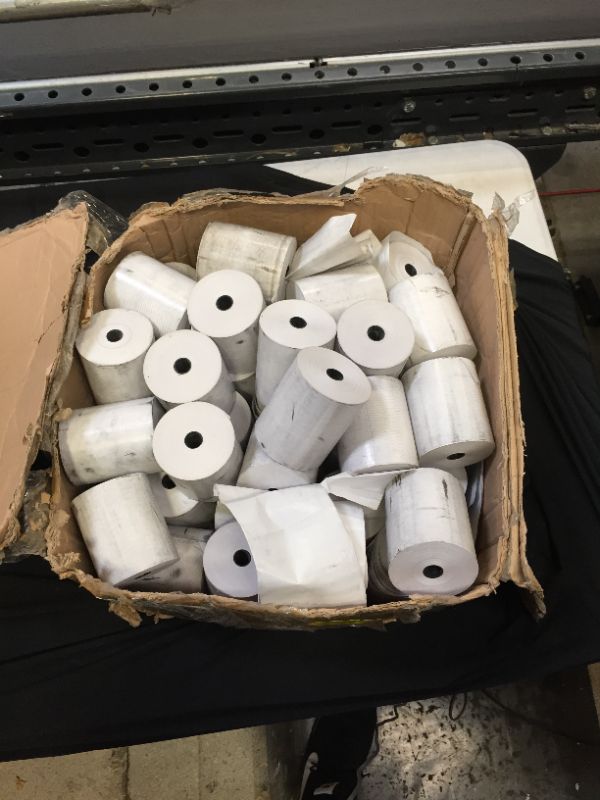 Photo 1 of TEK POS Paper 3 1/8 in x 230 ft Thermal Paper - MADE IN THE USA - BPA Free (50 Pack)