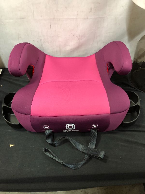 Photo 1 of Diono Solana 2 Latch, XL Space Backless Booster Seat, | Lightweight Backless Booster with Room to Grow, 8 Years 1 Booster Seat, Pink
