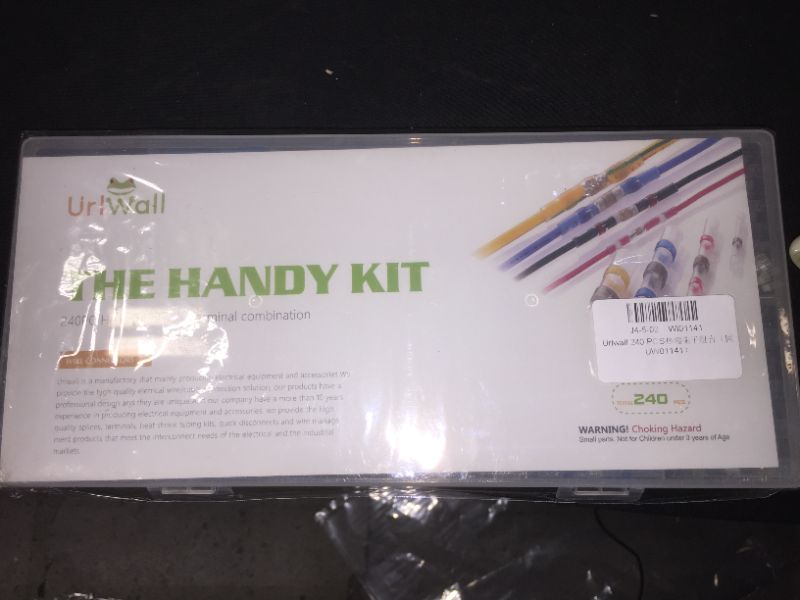 Photo 1 of 2 PACKS THE HANDY KIT 240 PC HEAT SHRINKABLE TERMINAL COMBINATION KIT