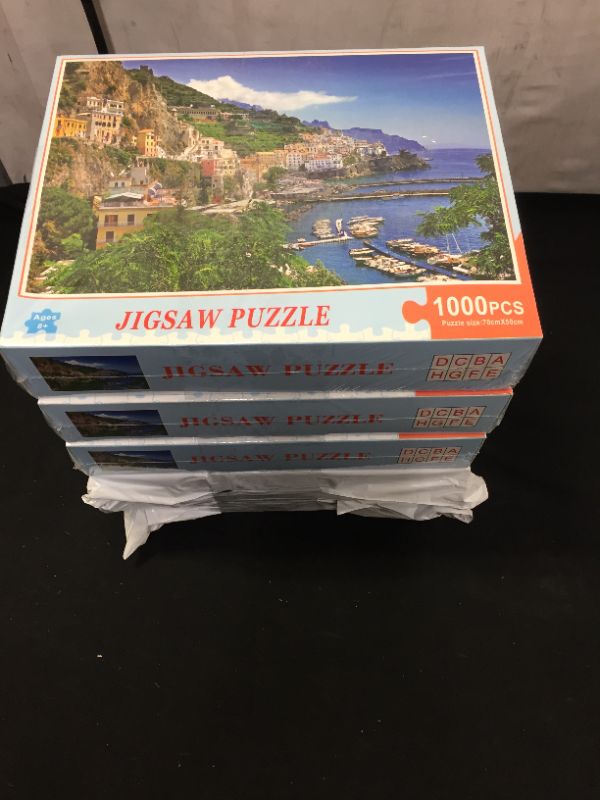 Photo 1 of 1000pcs jigsaw puzzle 5 pack 